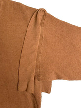 Load image into Gallery viewer, Hem &amp; Thread Sweater Womens Large Brown Crewneck Knit Outerwear Pullover Ladies
