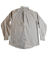 Load image into Gallery viewer, Brooks Brothers 346 Shirt Adult 16.5 4/5 Gray White Slim Fit Non Iron Dress Mens
