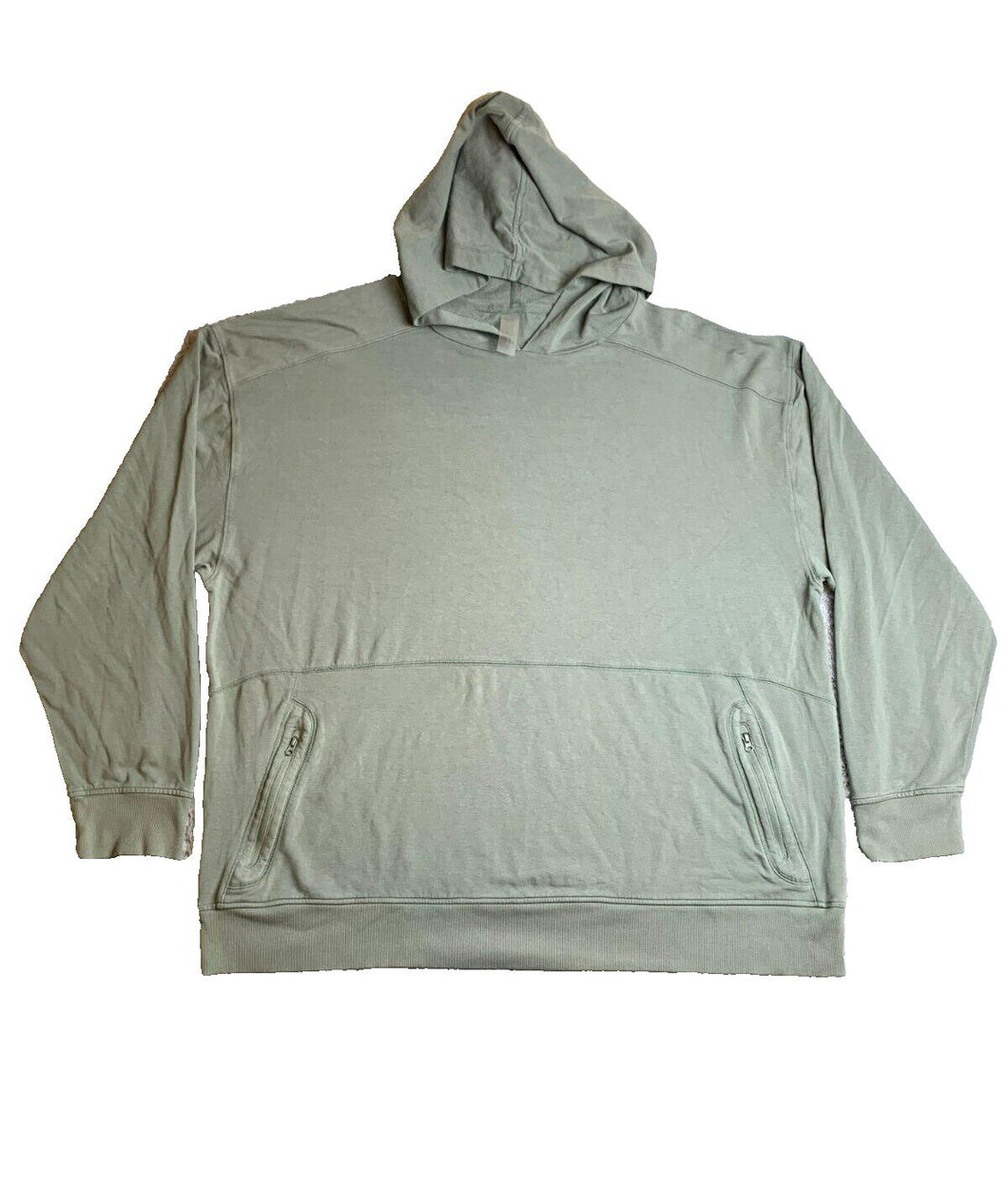 ZUDA Sweatshirt Womens 4XL Green Hoodie Sweater Oversized Pullover Rayon Ladies