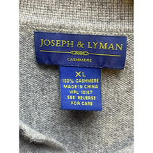 Load image into Gallery viewer, Joseph &amp; Lyman Sweater Adult Extra Large Gray Cashmere Preppy Academica Mens
