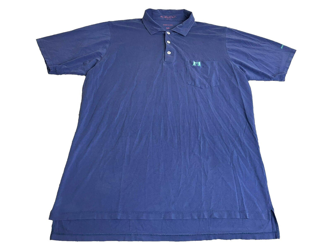 B Draddy Shirt Adult Medium Blue Preppy 2018 Invitational Golf Polo USA Mens