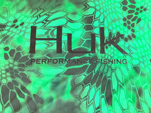 Load image into Gallery viewer, HUK Shirt Adult Small Green Performance Fishing Outdoor Spandex Camo Inferno Men
