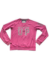 Load image into Gallery viewer, Victoria&#39;s Secret Sweatshirt Womens Large Univ of Pink Fleece Oversized Pullover
