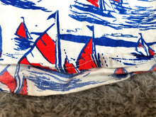 Load image into Gallery viewer, Crown &amp; Ivy Shirt Adult XLT Extra Large Tall White AOP Boat Sailing Hawaiian Men
