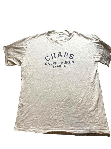 CHAPS Ralph Lauren Shirt Adult Extra Large Gray Streetwear Thrashed Skater Mens