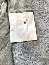 Load image into Gallery viewer, Lafayette 148 New York Shirt Womens Medium Gray Oversized Boxy Blouse Ladies
