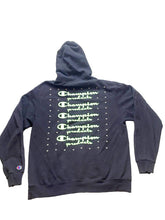 Load image into Gallery viewer, Champion Sweatshirt Adult Large Black Hoodie Fleece Athleticwear Authentic Mens
