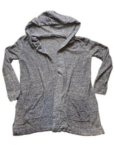 Load image into Gallery viewer, Barefoot Dreams Sweater Womens Large Heather Navy Cozychic Lite Cardigan Rayon
