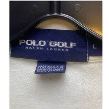 Load image into Gallery viewer, Polo Golf Shirt Adult Large White Ralph Lauren Tartan Logo Short Sleeve Mens
