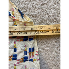 Load image into Gallery viewer, Maeve Anthropologie Shirt Womens 0 Sleeveless Button Down Lipstick AOP Collar
