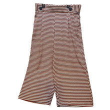 Load image into Gallery viewer, Zara TRF Pants Womens Large Wide Leg Geometric Casual High Waist Academica Lady
