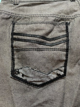 Load image into Gallery viewer, Sacred Crown Jeans Adult 42x29.5 Gray S2 Black Premium Baggy Hip Hop Denim Mens
