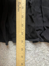 Load image into Gallery viewer, World Market Shirt Womens Large/XL Black Sheer Trim Lagenlook Flowy Boho Blouse
