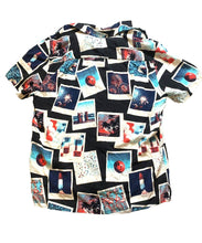 Load image into Gallery viewer, Original Use Shirt Adult Medium Patriotic Button Up AOP Polaroid Beach Mens

