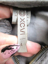 Load image into Gallery viewer, XCVI Sweatshirt Womens Large Gray Full Zip Pockets Spandex Hoodie Sweater Ladies
