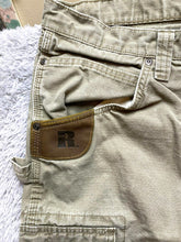 Load image into Gallery viewer, Wrangler Pants Adult 38x32 Taupe Riggs Carpenter Workwear Cargo Pockets Mens
