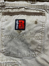 Load image into Gallery viewer, Wrangler Pants Adult 38x32 Taupe Riggs Carpenter Workwear Cargo Pockets Mens
