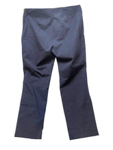 Load image into Gallery viewer, Lauren Ralph Lauren Pants Women 10 (34x24) Navy Blue Trouser Stretch Black Label
