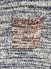Load image into Gallery viewer, CPO Provisions Sweater Adult Medium Navy Ivory Knitted Pocket Outerwear Mens
