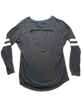 Load image into Gallery viewer, PINK Victoria’s Secret Shirt Womens Medium Black Oversized Cut Out Open Back
