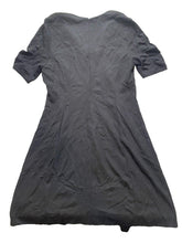 Load image into Gallery viewer, Cabi Dress Womens Large Black A-line Shift Midi Rayon Spandex Nylon Ladies
