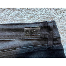 Load image into Gallery viewer, Paige Jeans Womens 29x28 Black Coated Verdugo Ultra Skinny Denim Ladies
