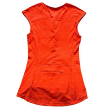 Load image into Gallery viewer, Athleta Shirt Womens XS Sleeveless Top Ruched Athletic Workout Activewear Orange
