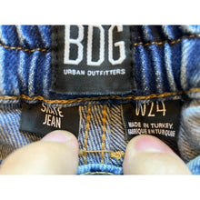 Load image into Gallery viewer, BDG Urban Outfitters Jeans Womens 24 Skate Jean Cargo Pants Elastic Waist Denim
