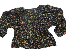 Load image into Gallery viewer, Ralph Lauren Denim Supply Shirt Womens Large Black Boho Tasseled Flowy Blouse
