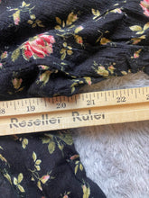 Load image into Gallery viewer, Ralph Lauren Denim Supply Shirt Womens Large Black Boho Tasseled Flowy Blouse
