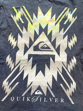 Load image into Gallery viewer, QuikSilver Shirt Youth Large Black Aztec Surfer Surfing Logo Streetwear Boys
