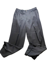 Load image into Gallery viewer, Tommy Bahama Pants Adult 35x28.5 Black Pleated Straight Leg Relax Silk Dress Men
