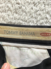 Load image into Gallery viewer, Tommy Bahama Pants Adult 35x28.5 Black Pleated Straight Leg Relax Silk Dress Men
