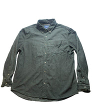 Load image into Gallery viewer, 7 Diamonds Shirt Adult Extra Large Forest Green Corduroy Regular Fit Casual Mens
