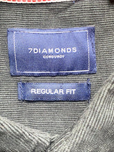 Load image into Gallery viewer, 7 Diamonds Shirt Adult Extra Large Forest Green Corduroy Regular Fit Casual Mens
