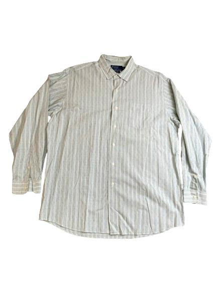 POLO Ralph Lauren Shirt Adult Large Green Chapman Button Up Pocket Casual Mens