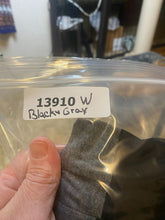 Load image into Gallery viewer, Caslon Dress Womens Large Black Gray Drawstring 100% Rayon Maxi Lagenlook
