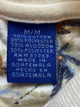 Load image into Gallery viewer, Jantzen Shirt Adult Medium Beige AOP Floral Hawaiian Aloha Casual Polo Mens
