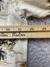 Load image into Gallery viewer, Jantzen Shirt Adult Medium Beige AOP Floral Hawaiian Aloha Casual Polo Mens
