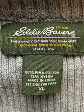 Load image into Gallery viewer, Eddie Bauer Sweater Womens Extra Large Gray Outdoor Nylon Zip Up Cardigan Ladies
