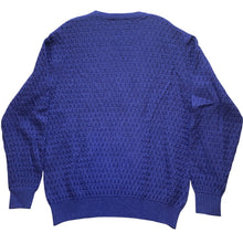 Load image into Gallery viewer, Bullock &amp; Jones Merino Wool Sweater Mens Medium Textured Italy Knit Pullover
