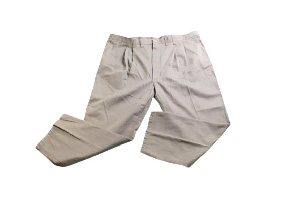 Wrangler Pants Adult 48x30 Pleated Straight Leg Trouser Casual Khakis Mens