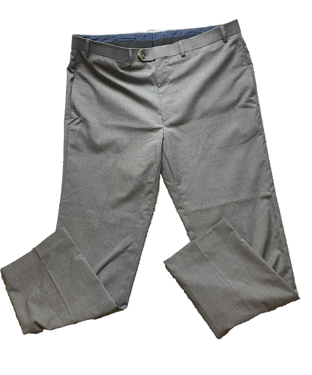 Lauren Ralph Lauren Pants Adult 40x32 Gray Checkered Trouser Spandex Dress Mens