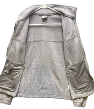Load image into Gallery viewer, Columbia Jacket Adult Large Gray Fleece Zip Up Outdoor Pockets Bomber Mens
