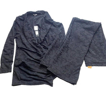 Load image into Gallery viewer, Fashion Nova Matching Set Womens 3X Twisted Front Tunic Textured Pants Plus NWT
