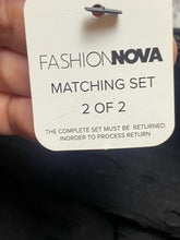 Load image into Gallery viewer, Fashion Nova Matching Set Womens 3X Twisted Front Tunic Textured Pants Plus NWT
