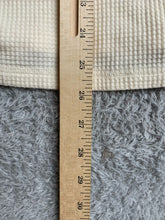 Load image into Gallery viewer, J Jill Sweater Womens Extra Large Cream Ruched Cowl Neck Waffle Knit Oversized
