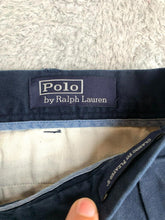 Load image into Gallery viewer, POLO Ralph Lauren Shorts Adult 35 Navy Classic Fit Pleated Golf Outdoor Mens
