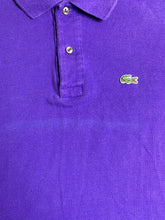 Load image into Gallery viewer, Lacoste Shirt Adult 6 Purple Preppy Solid Casual Alligator Golf Polo France Mens
