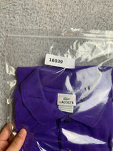 Load image into Gallery viewer, Lacoste Shirt Adult 6 Purple Preppy Solid Casual Alligator Golf Polo France Mens
